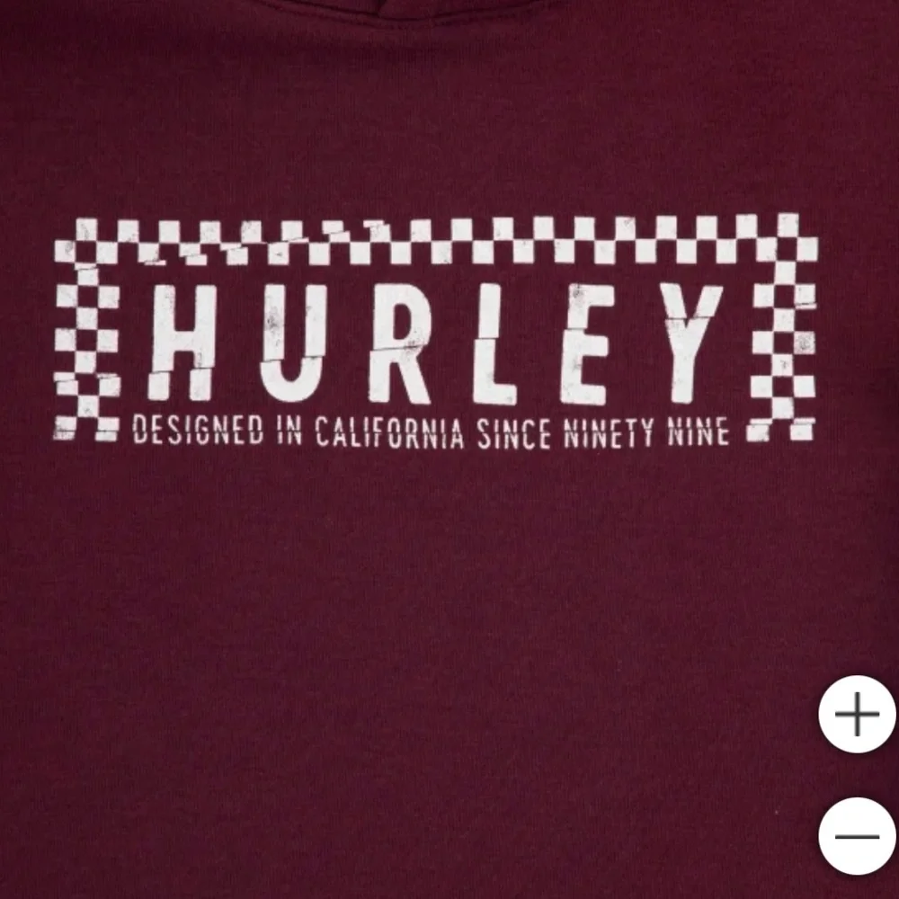 Hurley Maroon  Pullover Hoodie
